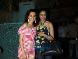 Rakul Preet Singh & Taapsee Pannu spotted at Copa in Juhu