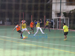 Ranbir Kapoor, Abhishek Bachchan and others snapped during a football match