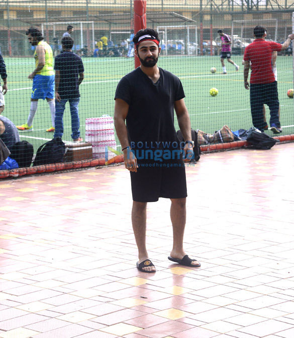 ranbir kapoor abhishek bachchan and others snapped during a football match 7