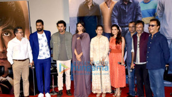 Ranbir Kapoor, Sonam Kapoor, Rajkumar Hirani, Vidhu Vinod Chopra snapped at the trailer launch of Sanju
