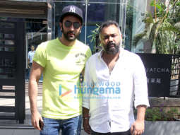 Ranbir Kapoor and Luv Ranjan snapped  outside Yauatcha in BKC