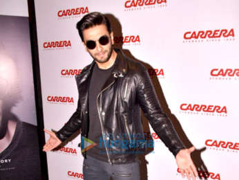 Ranveer Singh attends the Carrera Eyewear promotional event