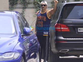 Ranveer Singh snapped sporting his new look from Simmba at the gym in Bandra