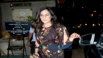 Richa Chadda snapped at Pali Hill Cafe in Bandra
