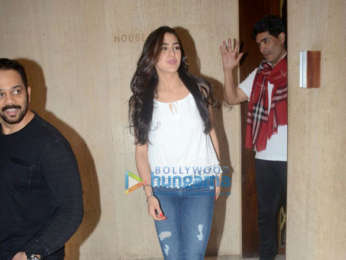 Rohit Shetty and Sara Ali Khan snapped at Manish Malhotra's house in Bandra