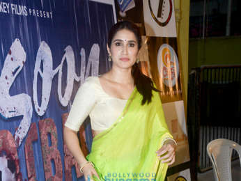 Sagarika Ghatge snapped promoting her film Monsoon Football