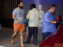 Saif Ali Khan spotted at a clinic in Bandra