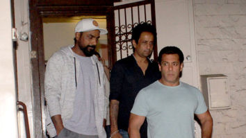 Salman Khan and Remo D’Souza snapped at Ramesh Taurani’s house