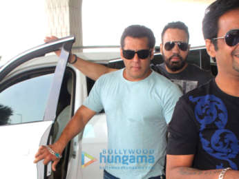Salman Khan snapped at the airport