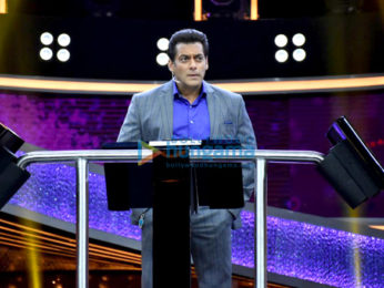 Salman Khan snapped attending the Dus Ka Dum press meet