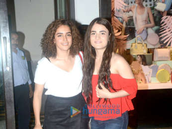 Sanya Malhotra and Radhika Madan spotted at Bastian in Bandra