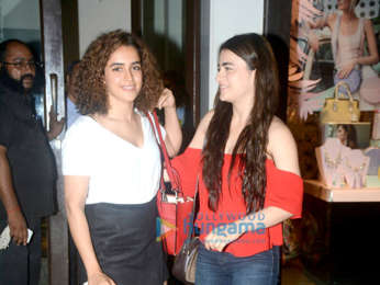 Sanya Malhotra and Radhika Madan spotted at Bastian in Bandra
