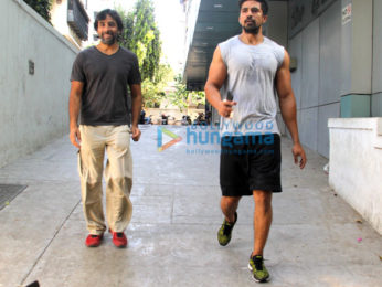 Saqib Saleem spotted at the gym