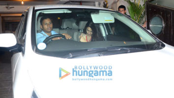 Sara Ali Khan spotted at Saif Ali Khan’s house in Bandra