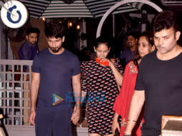 Shahid Kapoor and Mira Rajput snapped at a restaurant