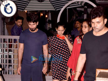 Shahid Kapoor & Mira Rajput snapped at a restaurant