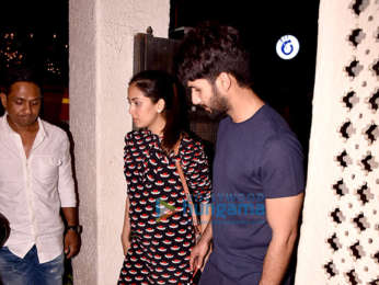 Shahid Kapoor & Mira Rajput snapped at a restaurant