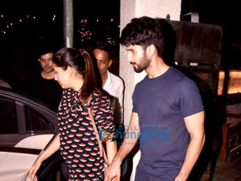 Shahid Kapoor & Mira Rajput snapped at a restaurant