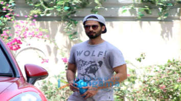 Shahid Kapoor, Sooraj Pancholi and Nidhhi Agerwal snapped at the gym