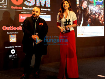 Shilpa Shetty, Athiya Shetty, Priya Varrier snapped at PCJ Outlook Social Media Awards 2018 at Hyatt Regency in New Delhi