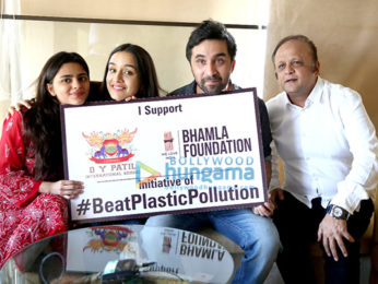Shraddha and Siddhant Kapoor attend the anti plastic campaign for Buamla Foundation