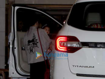 Soha Ali Khan and her daughter snapped at Saif Ali Khan's house