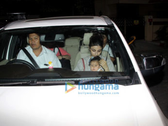 Soha Ali Khan and her daughter snapped at Saif Ali Khan's house