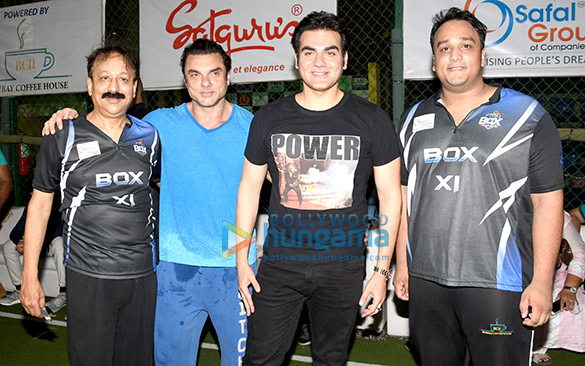 sohail khan arbaaz khan and others grace the finals of the box bowl out xeries 1