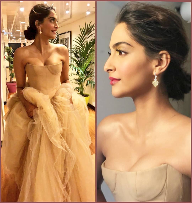 Sonam Kapoor at Cannes 2018 in Vera Wang