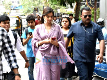 Sonam Kapoor Ahuja snapped at Veere Di Wedding promotions