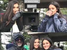 Student of the Year 2: Tara Sutaria and Ananya Panday grab hot chocolate coffee; Tiger Shroff plays cricket