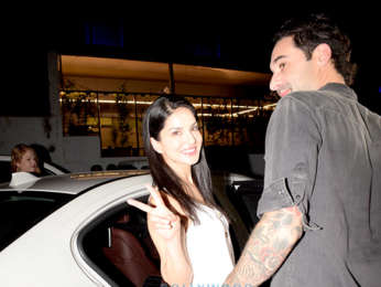 Sunny Leone and Zayed Khan spotted at Tara B Hotel in Juhu