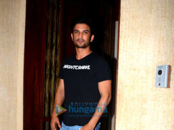 Sushant Singh Rajput, Kriti Sanon and Janhvi Kapoor spotted at Manish Malhotra’s house