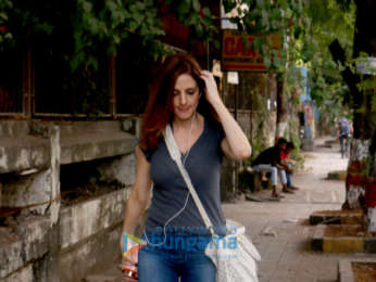 Sussanne Khan spotted at Kromakay Salon in Juhu