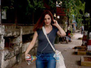 Sussanne Khan spotted at Kromakay Salon in Juhu