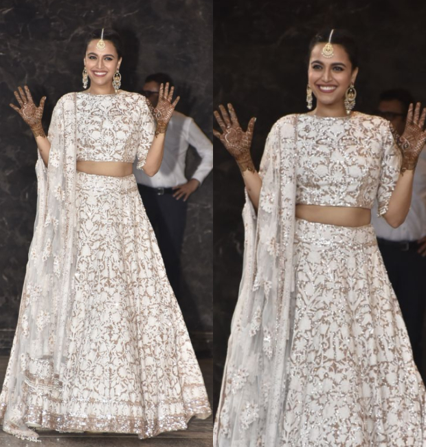 Swara Bhasker at Sonam Kapoor's Mehendi and Sangeet ceremony