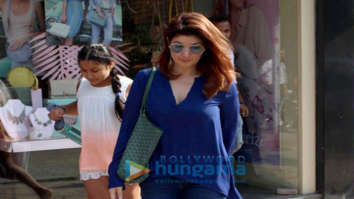 Taimur Ali Khan, Twinkle Khanna and Karan Singh Grover spotted at Bandra