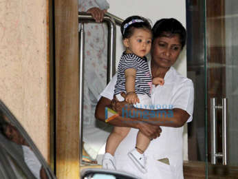 Taimur Ali Khan and Inaaya Naumi Kemmu spotted in Bandra