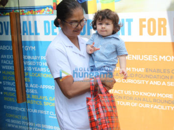 Taimur Ali Khan snapped at his play school
