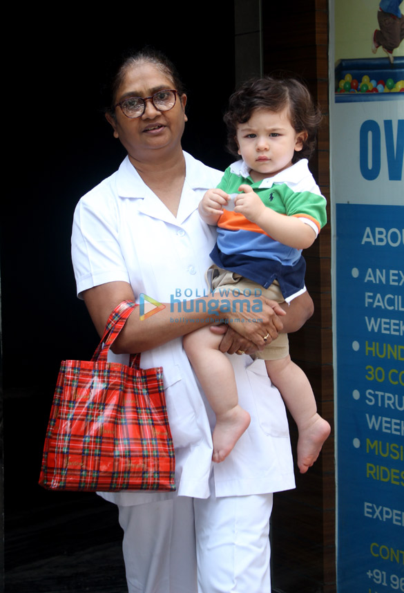 taimur ali khan snapped outside his play school 1 2
