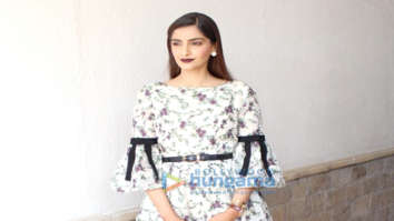 The cast of film Veere Di Wedding snapped during media interview at Sun n Sand in Juhu