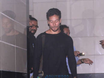 Tiger Shroff snapped outside a clinic in Bandra