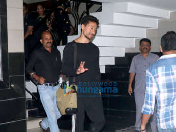Tiger Shroff snapped outside a clinic in Bandra