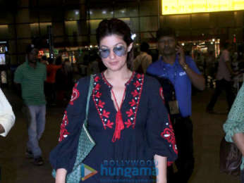 Twinkle Khanna, Prachi Desai, and Ayushmann Khurrana snapped at the airport