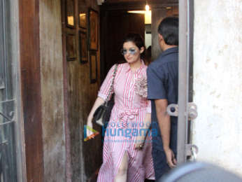 Twinkle Khanna and Anupama Chopra snapped at Pali Bhavan