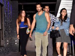 Varun Dhawan snapped with family for dinner