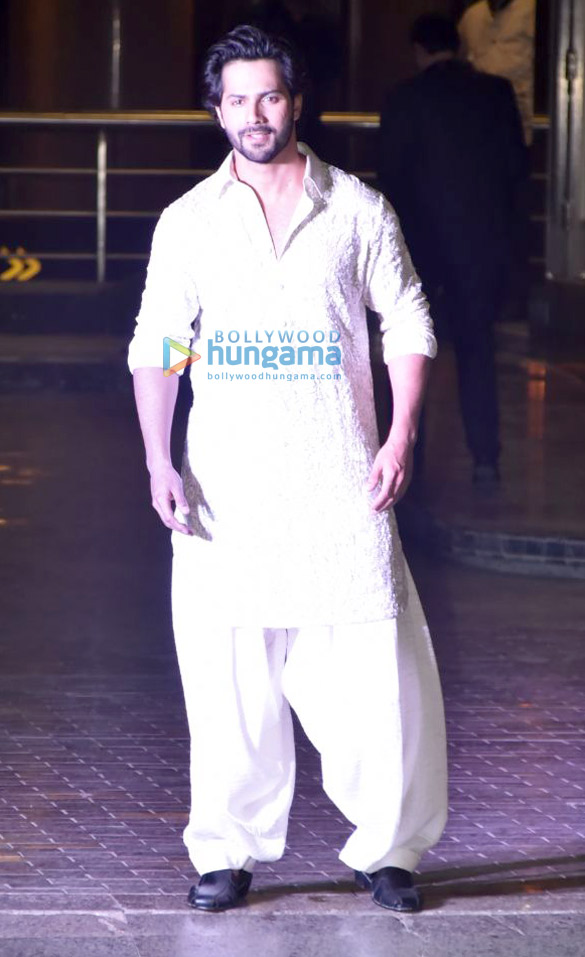 Varun Dhawan at Sonam Kapoor and Anand Ahuja mehendi and sangeet