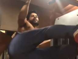 WATCH: Shirtless Varun Dhawan continues to train hard for Kalank