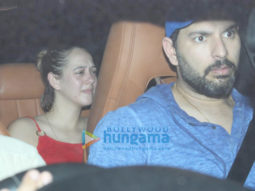 Yuvraj Singh and Hazel Keech spotted at Myrah Spa in Juhu