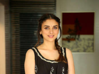 Aditi Rao Hydari snapped at media interactions for her South Indian film 'Sammohanam'